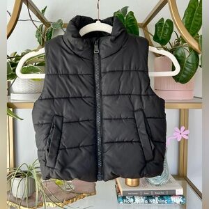 H&M Kids Black Puffer Vest in 2T